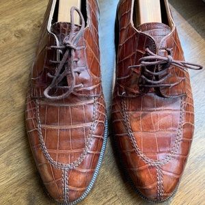 Genuine Alligator Male Shoe size 8 1/2 M.